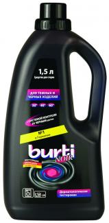 Жидкое средство для стирки черного и темного белья BURTI Noir 1,5л