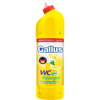 Жидкость для туалета Gallus WC gel Лимон 1250 мл