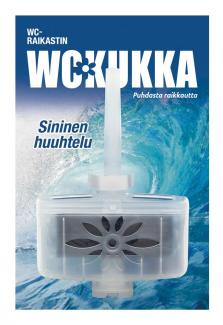 WC-Kukka блок для унитаза Sininen huuhtelu (морской бриз) 50 гр (Швеция)