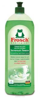 Frosch Werner&Mertz Средство для мытья посуды Зеленый лимон, 1000 мл