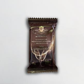 Шоколад колумбийский молочный с афродизиаками под шампанское 15 г